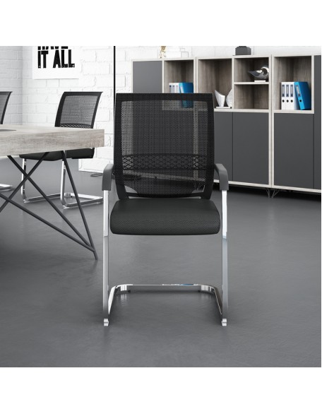 Home computer chair, mesh bow-shaped office chair, staff chair, conference room chair, training chair, ergonomic chair
