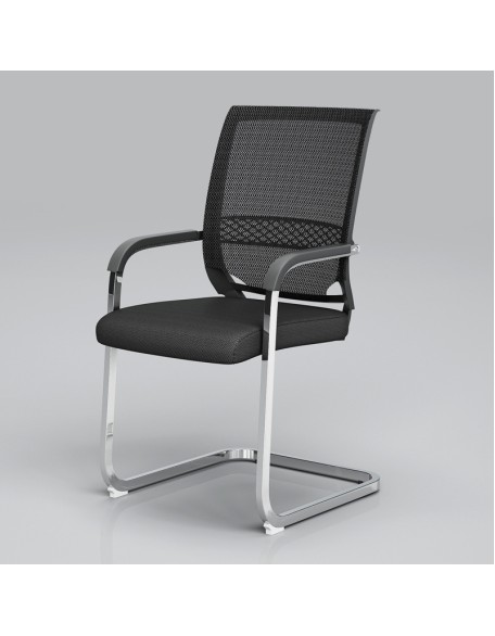 Home computer chair, mesh bow-shaped office chair, staff chair, conference room chair, training chair, ergonomic chair