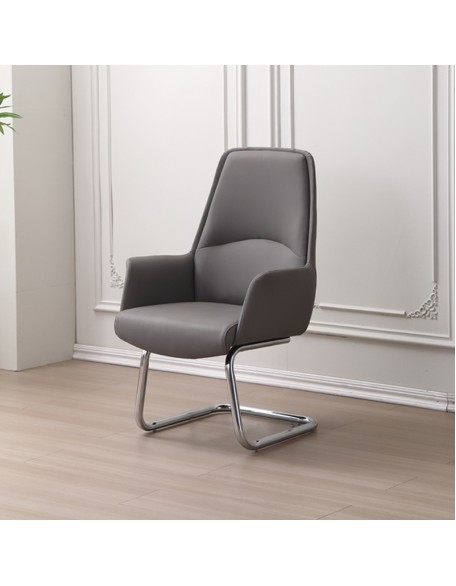 Meeting Negotiation Chair Bow-shaped Office Chair Comfortable Long-term Seating Height-adjustable Staff Chair