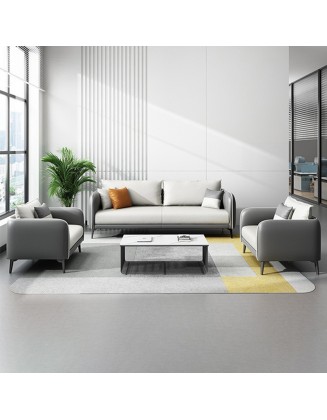 Office sofa for business reception, leisure, rest, and waiting areas; simple and modern office furniture set