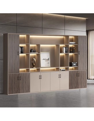 Executive desk, file cabinet, document cabinet, lockable cabinet, office wooden modern office archive bookcase