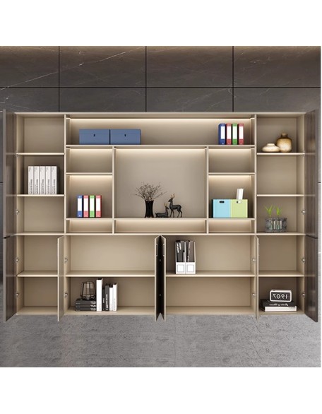 Executive desk, file cabinet, document cabinet, lockable cabinet, office wooden modern office archive bookcase