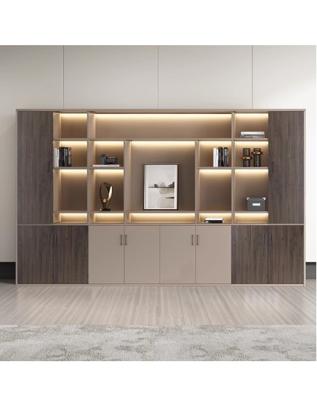 Executive desk, file cabinet, document cabinet, lockable cabinet, office wooden modern office archive bookcase