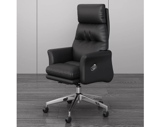 Office chair, luxury executive chair, computer chair, lumbar support, height-adjustable, thick cushion, ergonomic chair